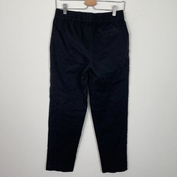 Everlane The Easy Chino Straight Leg High Waist Comfort Cotton Pant Black 2 - Picture 3 of 10